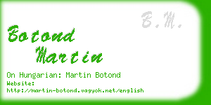 botond martin business card